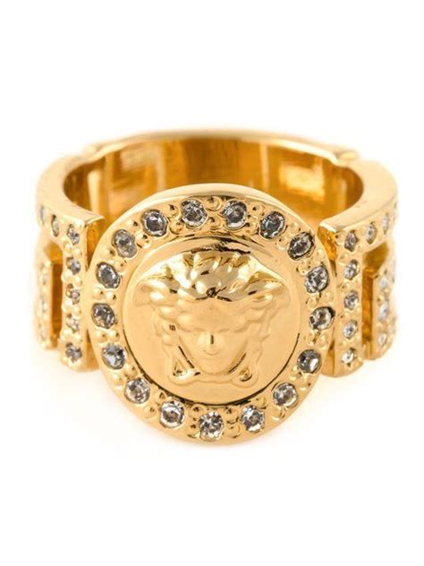 versace ring on hand